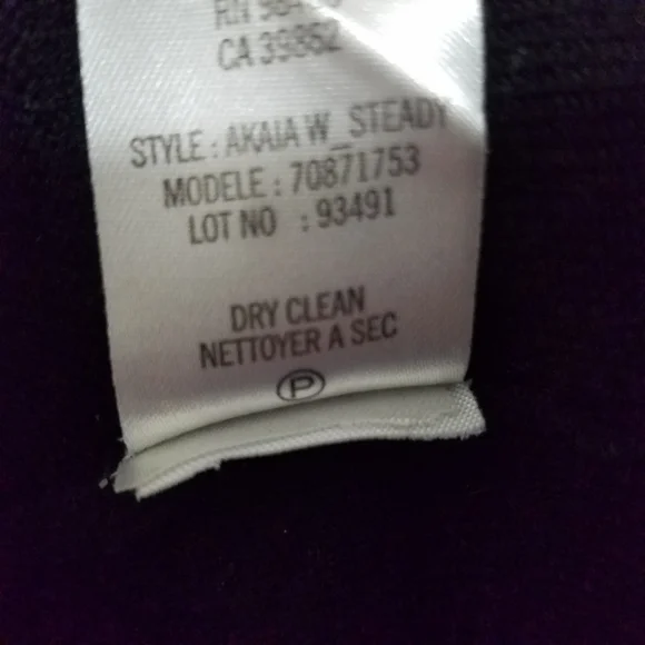 theory Black Merino Wool Shift Sweater Dress Small - Picture 7 of 8